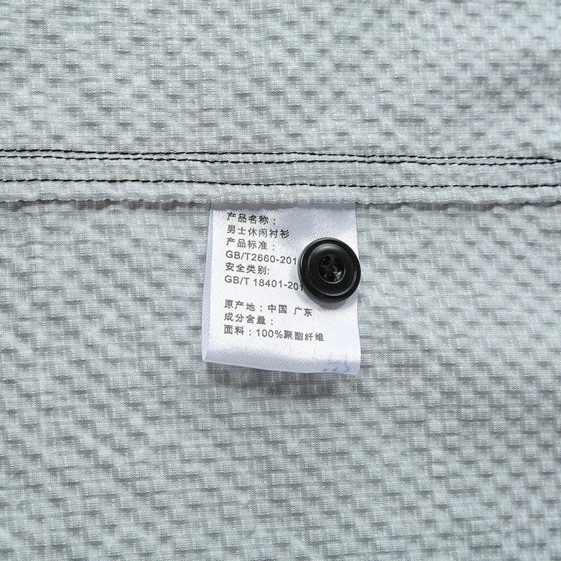 Men's Casual Digital Print Short Sleeve Shirt - Loose Plus Size Button-up